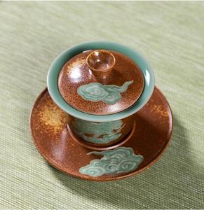 Longquan seladon kapaklı kase fincan - Product Image 3