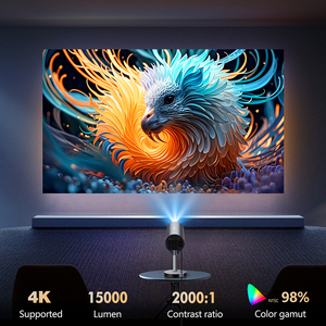 Meilleure valeur Smart Beamer Auto-Focus LED Lens Android 13 3D Home Cinema Projecteur portable 4K avec stéréo pour fête en plein air - Product Image 6
