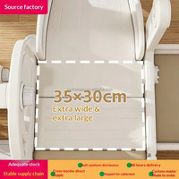 Ensemble de jeu multifonctionnel pour enfants Vsuch avec toboggan, balançoire, panier de basket et piscine à balles gonflable pour jeux d'intérieur à la maison