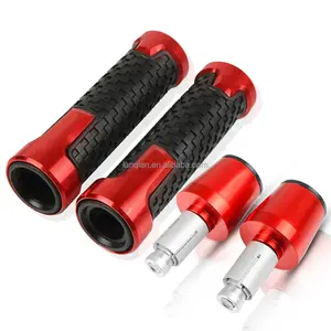 Phụ kiện xe máy CNC nhôm tay lái xử lý Grips kết thúc cho Suzuki DL 250 dl250 V-STROM vstrom 2017-2018