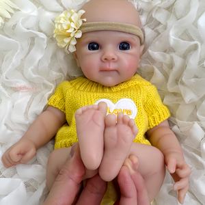ตุ๊กตาทารกแรกเกิด12นิ้วน่ารักเหมือนจริงตุ๊กตาทารกทำด้วยซิลิโคนแบบทำมือขนาดเล็กสำหรับเด็กทารกตุ๊กตาของเล่นเด็กแรกเกิดสำหรับเด็กของเล่นสำหรับเด็กผู้หญิง - Product Image 1