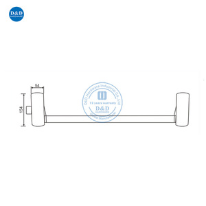 Seguridad Buen precio Prensa resistente Anti Acero inoxidable Puerta DE EMERGENCIA Empuje Barra de dispositivo de salida de pánico - Product Image 6