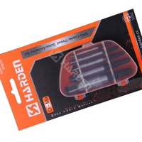 Kit d'extracteurs de vis à filetage grossier en acier Cr-Mo personnalisé professionnel HARDEN, 5 pièces