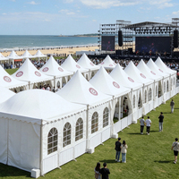 Tente modulaire robuste, imperméable, avec structure en aluminium, pour entrepôt temporaire, atelier, grande événementielle extérieure