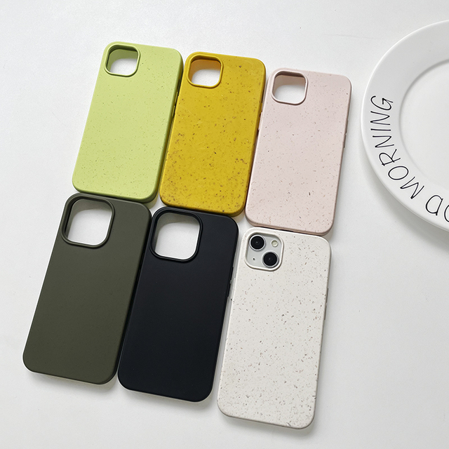 80% Mobile Phone Case Compostable Eco Friendly 80% Biodegradable Pla for iPhone 13 14 15 16 Pro Max