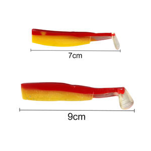 JIGGINGSOUL-SL092- Kit de Señuelos Suaves con Anzuelo de Cabeza de Plomo, Venta al por Mayor, Cebo para Lubina Negra Crazy Minnow - Product Image 2