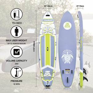 Planche de <span class=keywords><strong>paddle</strong></span> <span class=keywords><strong>gonflable</strong></span> SUP pour le surf en mer, très vendue, haute stabilité, durable, légère - Product Image 3