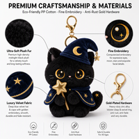 Porte-clés en peluche dragon mignon personnalisé OEM ODM, dragon bébé assis avec ailes, cornes dorées, pendentif étoile, boîte personnalisée de marque