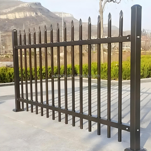 Clôtures en fer forgé sur mesure de haute qualité, clôtures décoratives en acier galvanisé, adaptées aux jardins - Product Image 1
