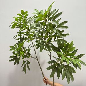Rama de Hoja de Longan Artificial Meng Jie de 120 cm, Planta Decorativa Grande con Ramificaciones para Decoración de Interiores y Ambientación - Product Image 1