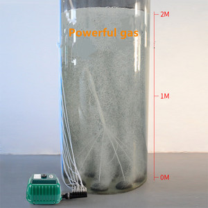 RESUN LP20 Pompe à vide à oxygène haute pression 50W pour aquarium Pompe à air/eau silencieuse avec forme rectangulaire pour aquarium de salon - Product Image 2