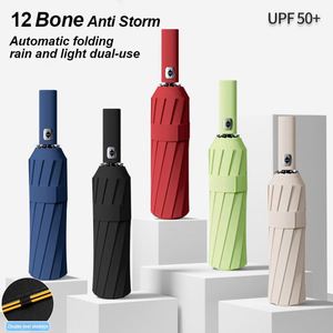 ร่มกันแดดพลาสติกสีดำ UV สำหรับผู้หญิง แบบพับสามตอน พร้อมโลโก้สั่งทำ - Product Image 2
