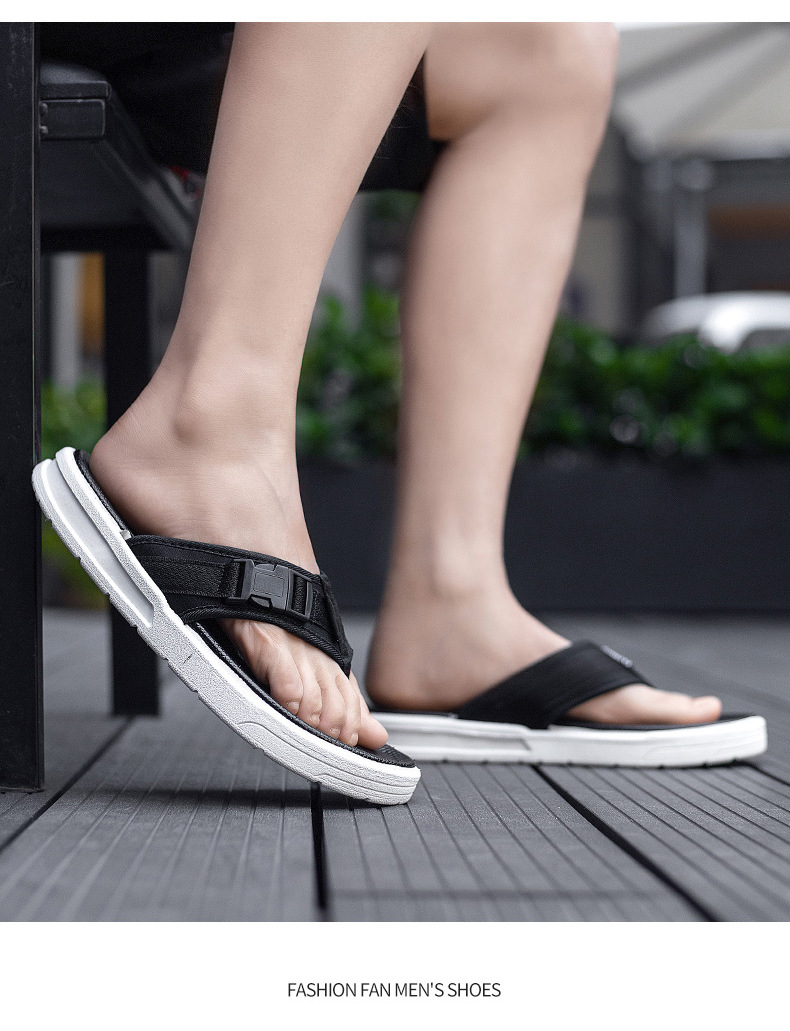 Summer Casual Thong Slippers Outdoor Beach Flipflops EVA PE Flip-flopSs Slippers For Mens