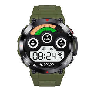 AK45 montre intelligente hommes Sports de plein air BT appel 400mAh grande batterie 1.32 pouces écran IP68 étanche Fitness Tracker Smartwatch - Product Image 5