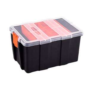 Boîte de rangement en plastique multi-compartiments pour composants, matériel, petite taille, portable, durable, vente en gros directe d'usine - Product Image 6