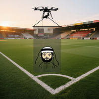 Écran publicitaire numérique pour drone volant, affichage LED léger en maille P15 P20 P25, publicité aérienne pour drones pour événements en plein air