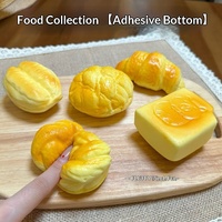 Jouet Squishy en forme de pain, gâteau ou croissant au beurre, parfumé, à récupération lente, jouet anti-stress alimentaire pour la décoration de cuisine