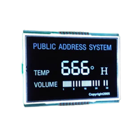 Module d'affichage LCD industriel HTN haute luminosité pour panneau d'instrumentation extérieur, affichage LCD TN à segments pour température et humidité