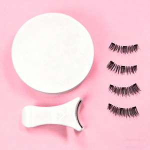 2024 Faux Mink lông mi từ tính ban nhạc mỏng nam châm Lông mi giả đối tác thiết lập keo miễn phí với Applicator - Product Image 1