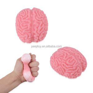 Juguete Sensorial Antiestrés con Forma de Cerebro, Bola de Espuma para Apretar, Divertido Cerebro Falso, Decoración para Halloween - Product Image 1