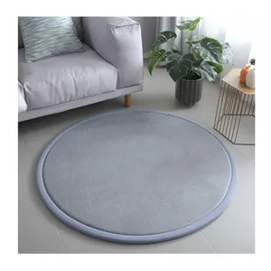 OEM Round Thick Memory Foam Baby Play Crawling Mat Carpets For Children