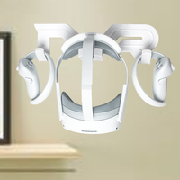 Support de charge et d'affichage VR SHINECON compatible avec PS VR2 et les contrôleurs de casque VR Valve Index - Blanc + Noir