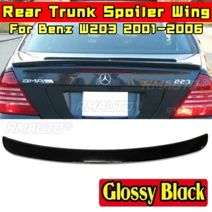 สปอยเลอร์หลังสำหรับรถยนต์ Mercedes-Benz C-class W203 C180 C200 C260 C320 ปี 2001-2006 ชุดแต่งสปอยเลอร์ฝากระโปรงท้าย อุปกรณ์ตกแต่งรถยนต์ - Product Image 2