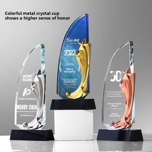 Nuevo Trofeo Creativo <span class=keywords><strong>de</strong></span> <span class=keywords><strong>Oro</strong></span>, Plata y Cobre para Competiciones, con Grabado Personalizado y Técnica <span class=keywords><strong>de</strong></span> Tallado <span class=keywords><strong>de</strong></span> Estrella <span class=keywords><strong>de</strong></span> Cinco Puntas - Product Image 2