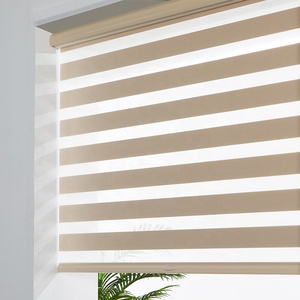 Decoración del hogar día <span class=keywords><strong>y</strong></span> noche <span class=keywords><strong>sombra</strong></span> ciega impermeable moderno inalámbrico cebra persianas - Product Image 2