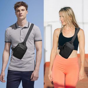 Mini sac bandoulière pour homme et femme, petit sac à bandoulière, sac banane, porte-téléphone pour la course, les voyages, la randonnée, le cyclisme - Product Image 5