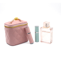 Pulvérisateur portable en cuir, bouteille de parfum, de voyage, ml