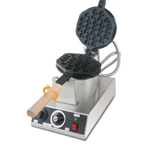 Non-stick coating Egg Waffle Maker Iron Machine ice cream waffle cone maker CE Certification egg waffle making machine