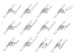 Adaptateurs d'<span class=keywords><strong>essuie</strong></span>-glaces avant et arrière multifonctionnels de haute qualité pour <span class=keywords><strong>BMW</strong></span> Série 3, lames d'<span class=keywords><strong>essuie</strong></span>-glaces en plastique - Product Image 3