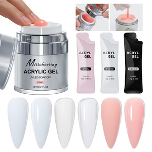 Offre Spéciale – Gel d'<span class=keywords><strong>Extension</strong></span> pour Ongles en <span class=keywords><strong>Acrylique</strong></span> 30ml – Gel de Pression Cristal Blanc, Rose, Transparent – Gel UV LED pour Manucure et <span class=keywords><strong>Extension</strong></span> – <span class=keywords><strong>Extension</strong></span> à Pression - Product Image 1