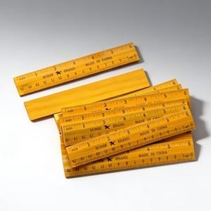 Juego de Reglas Rectas de Madera de 15 cm al por Mayor para Estudiantes y Oficina, Regla de Madera Ecológica, Regalo Promocional, Regla de Medición Recta - Product Image 5