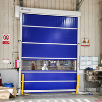 Nouvelle Porte Rapide Industrielle à Enroulement en PVC à Action Rapide avec Cordon de Tirage pour Entrepôt d'Usine Seppes