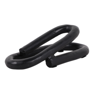 Scultura moderna decorativa a forma di fermaglio per carta, elegante ornamento/statua per l'arredamento di casa, bagno, ufficio, soggiorno - Product Image 2