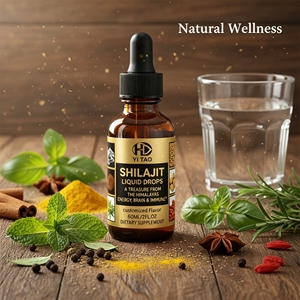 Gouttes liquides de Shilajit 60ML, complément alimentaire himalayen à base de plantes, soutien énergétique, cérébral et immunitaire, saveur personnalisée, complément alimentaire - Product Image 2