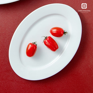 Platos de porcelana ovalados OEM: vajilla Premium para hoteles y restaurantes | Fabricante mayorista - Product Image 4