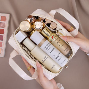 กระเป๋าจัดระเบียบอุปกรณ์อาบน้ำแบบพกพา ขนาดใหญ่ ความจุเยอะอเนกประสงค์ กระเป๋าถือสำหรับผู้หญิง ใส่เครื่องสำอาง - Product Image 2