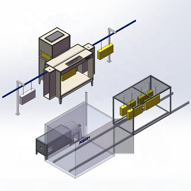 Economic Manual Powder Coat Production Line