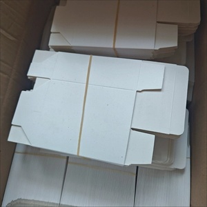 2000+ In Stock Rectangular White Foldable Cardboard <b>Boxes</b> for Cosmetics & Valentine Gifts - Product Image 5