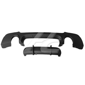 HC accesorios exteriores estilo P difusor de parachoques trasero labio negro mate ABS divisor para <span class=keywords><strong>BMW</strong></span> 3 Series E92 Coupe 2006-2013 - Product Image 3