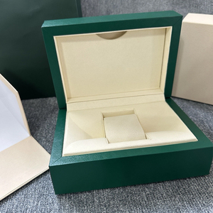 Custom Luxury Green Leather Single <b>Watch</b> Box OEM Wooden Storage Gift Packaging <b>Watch</b> Box <b>Cases</b> Wtih Pillow - Product Image 3