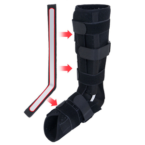 Penyangga Pergelangan Kaki Bawah yang Dapat Disesuaikan, Ortosis Penopang Tulang Betis dan Tulang Lutut, Penyangga Kaki Patah dan Kaki Kendur - Product Image 4