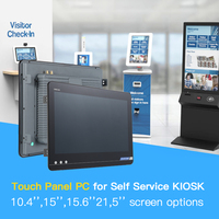 PC industriel à écran tactile IP65/IP67/IP69 RJ45 T70 Linux/HMI I3/I5/I7 Win10/XP sans ventilateur robuste en alliage d'aluminium résolution 4K en stock