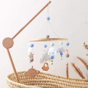 Ins – décoration de maison pour enfants, Design spatial, étoile, lune, astronaute, literie pour bébé, jouets mobiles suspendus, berceau pour bébé, Mobile - Product Image 2