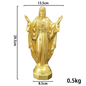 Holy Heart <strong>of</strong> Jesus Collection Religious Resin Crafts Saint <strong>Joseph</strong> <strong>Statue</strong> <strong>St</strong> Francis Sculpture Jesus Figurine for Home Decor - Product Image 5