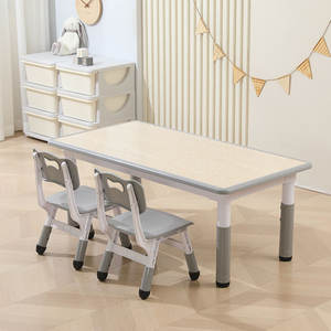 Ensemble table et chaise pour enfant en plastique de haute qualité au design moderne pour l'étude, les activités à domicile, l'école et la maternelle - Product Image 6