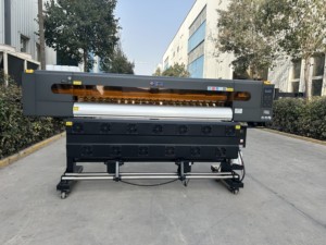 Phổ Biến 1800Mm <span class=keywords><strong>1.8M</strong></span> Máy In Phun Cho May Mặc Ăn Mặc Và Cờ Với 4-Eps I3200 Đầu Sinh Thái Dung Môi Máy In Giá Tốt - Product Image 2